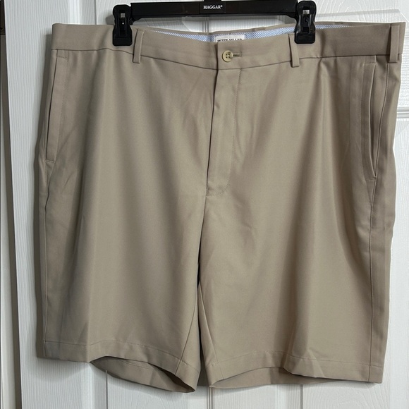 Peter Millar Classic Tan Flat Front Shorts 42 - Picture 1 of 6